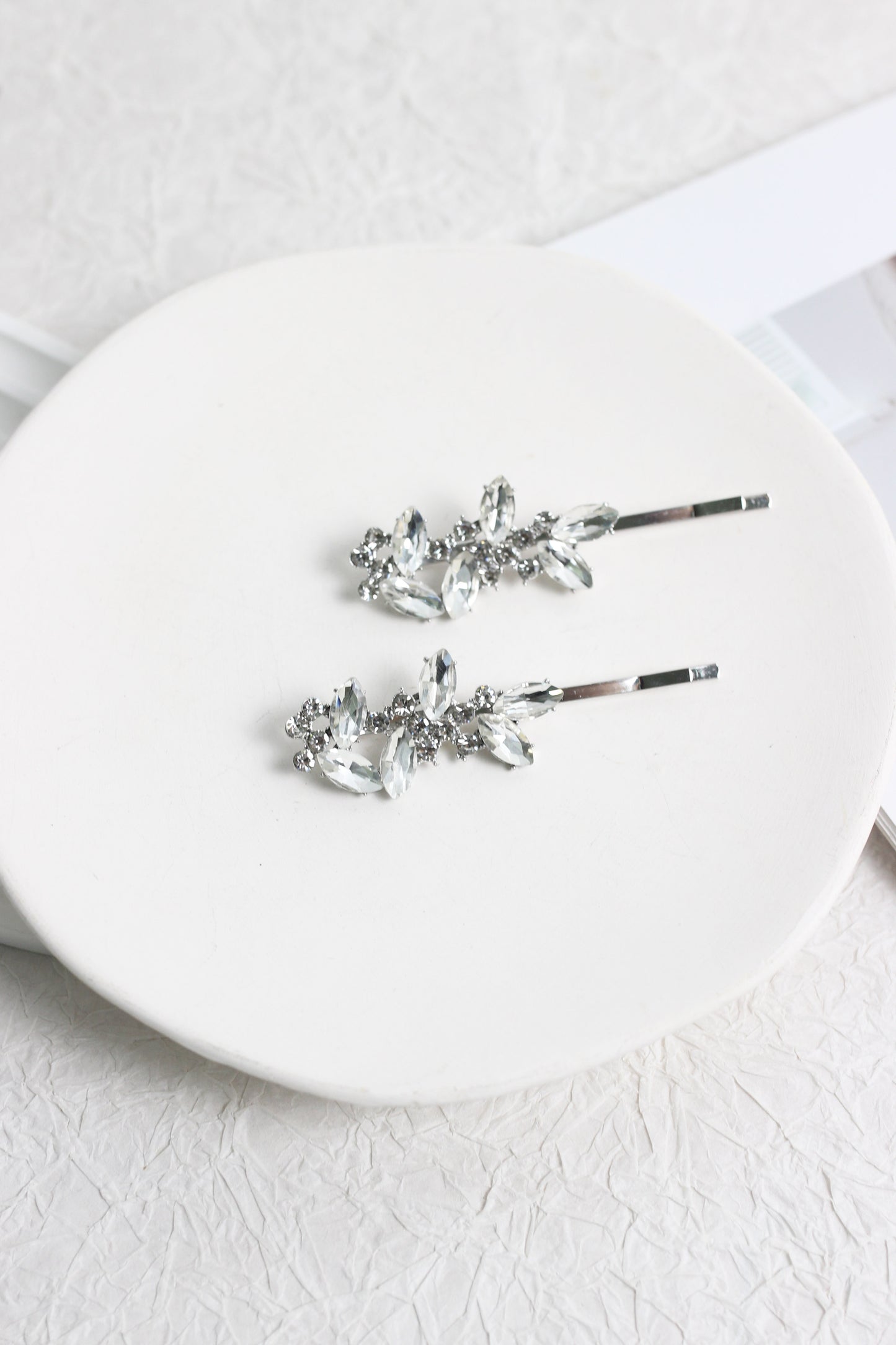 A2503MS48869 - Luxury Rhinestone Crystal Hair Pins Set