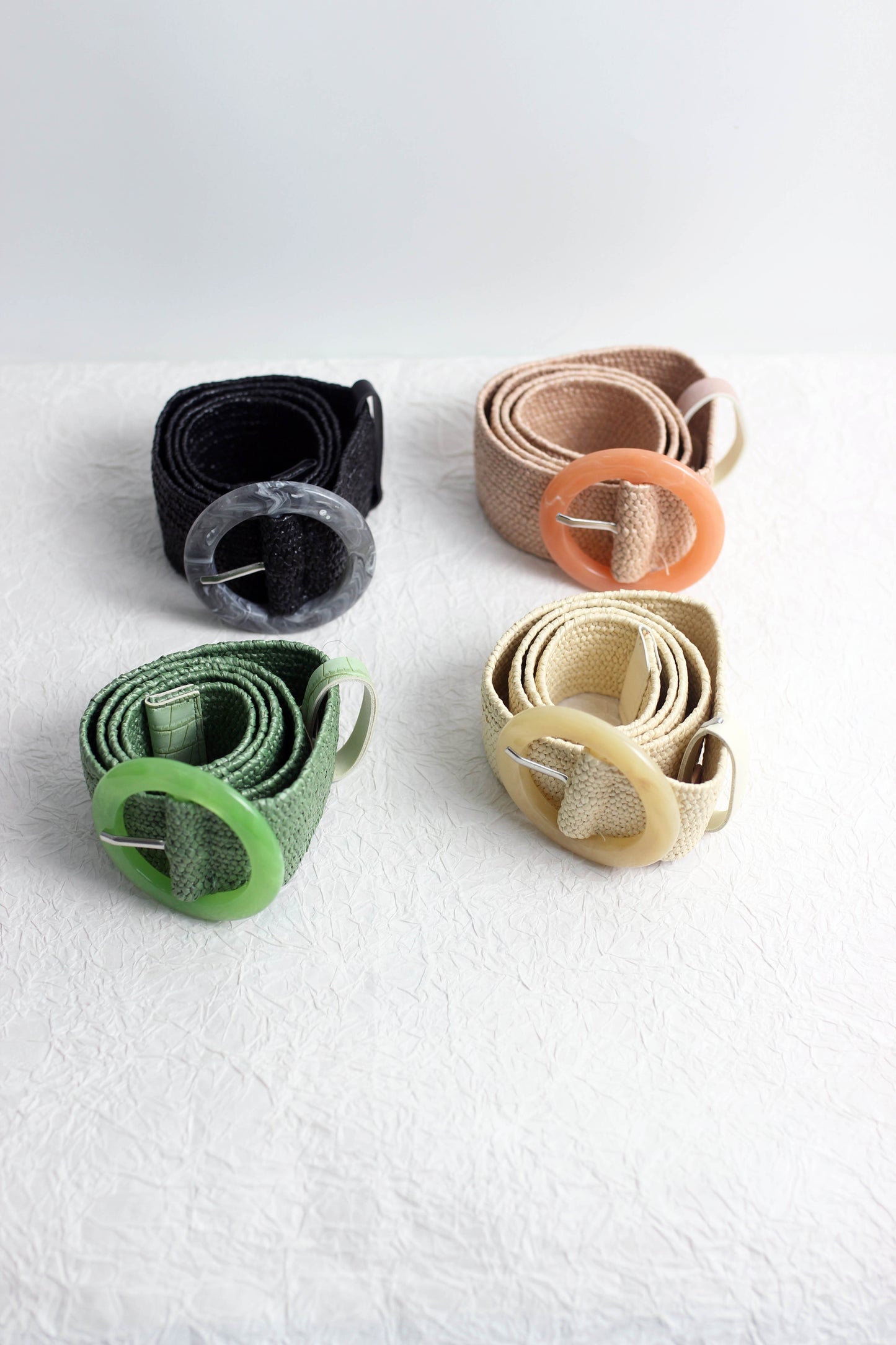 A2503WR52667 - Woven Belt with Round Buckle