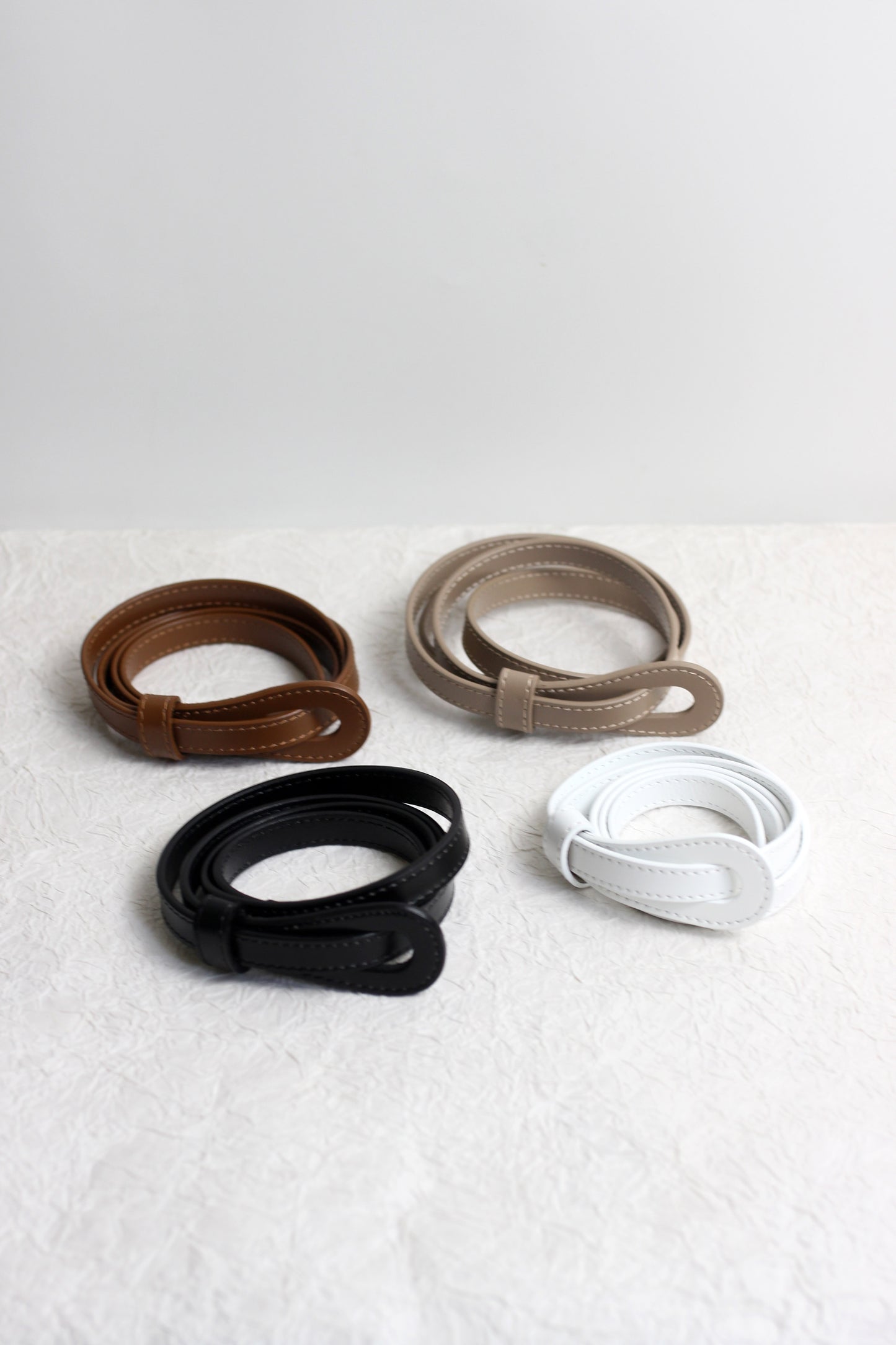A2504DJN29345 - Minimalist Leather Wrap Belt