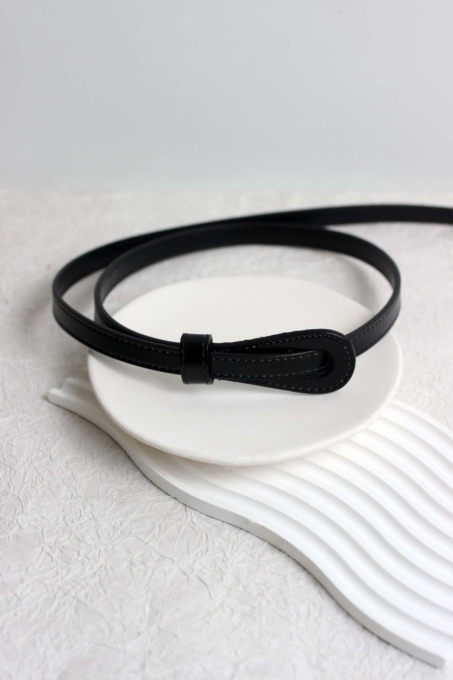 A2504DJN29345 - Minimalist Leather Wrap Belt
