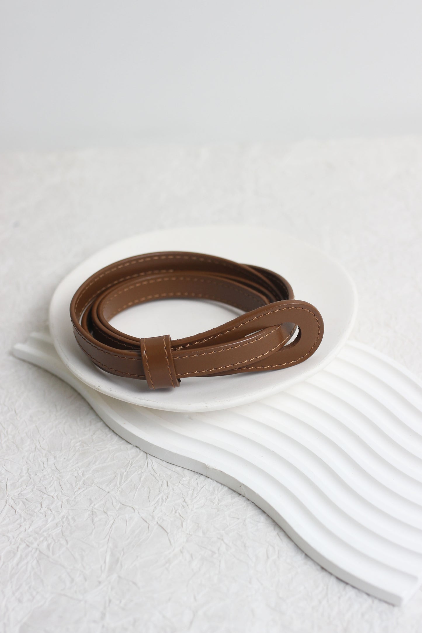 A2504DJN29345 - Minimalist Leather Wrap Belt
