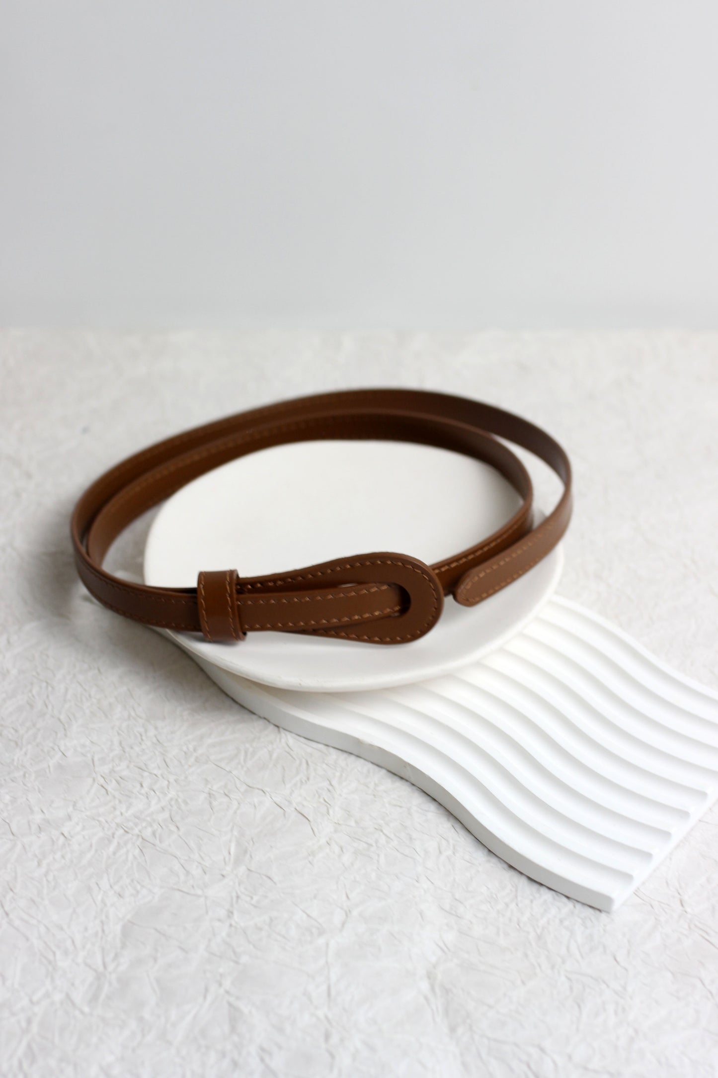 A2504DJN29345 - Minimalist Leather Wrap Belt