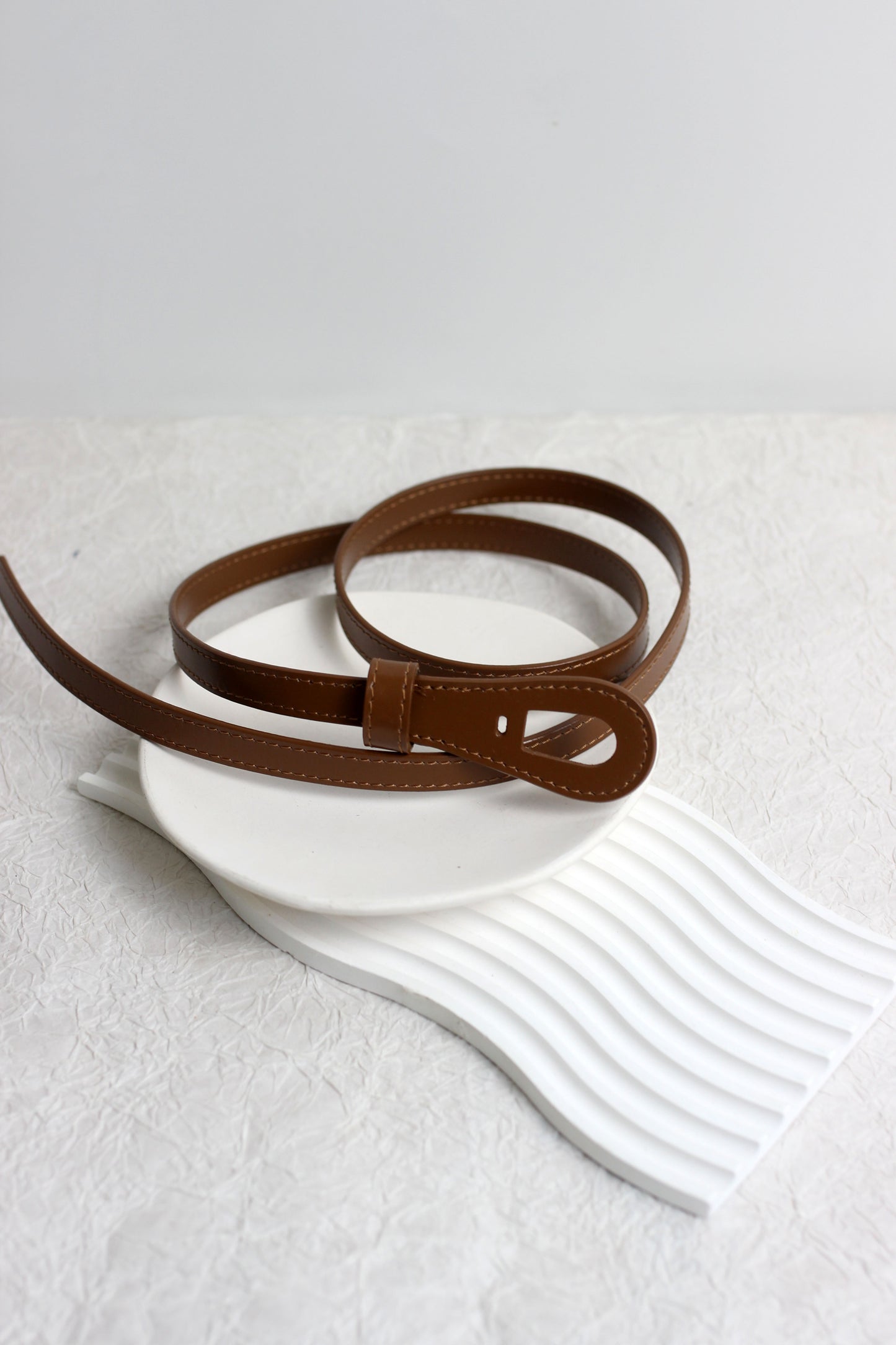 A2504DJN29345 - Minimalist Leather Wrap Belt