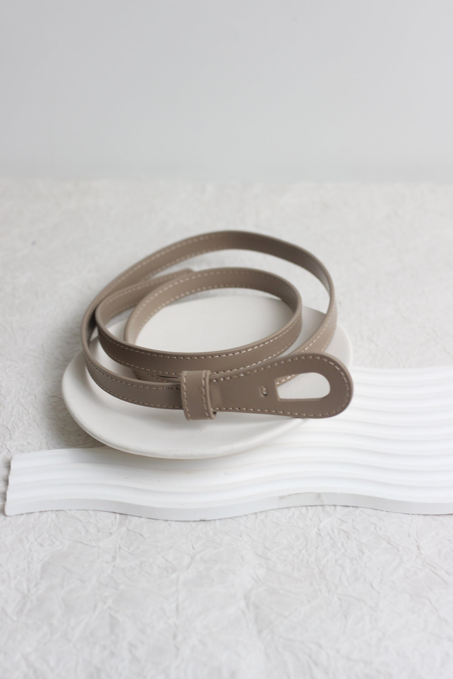 A2504DJN29345 - Minimalist Leather Wrap Belt