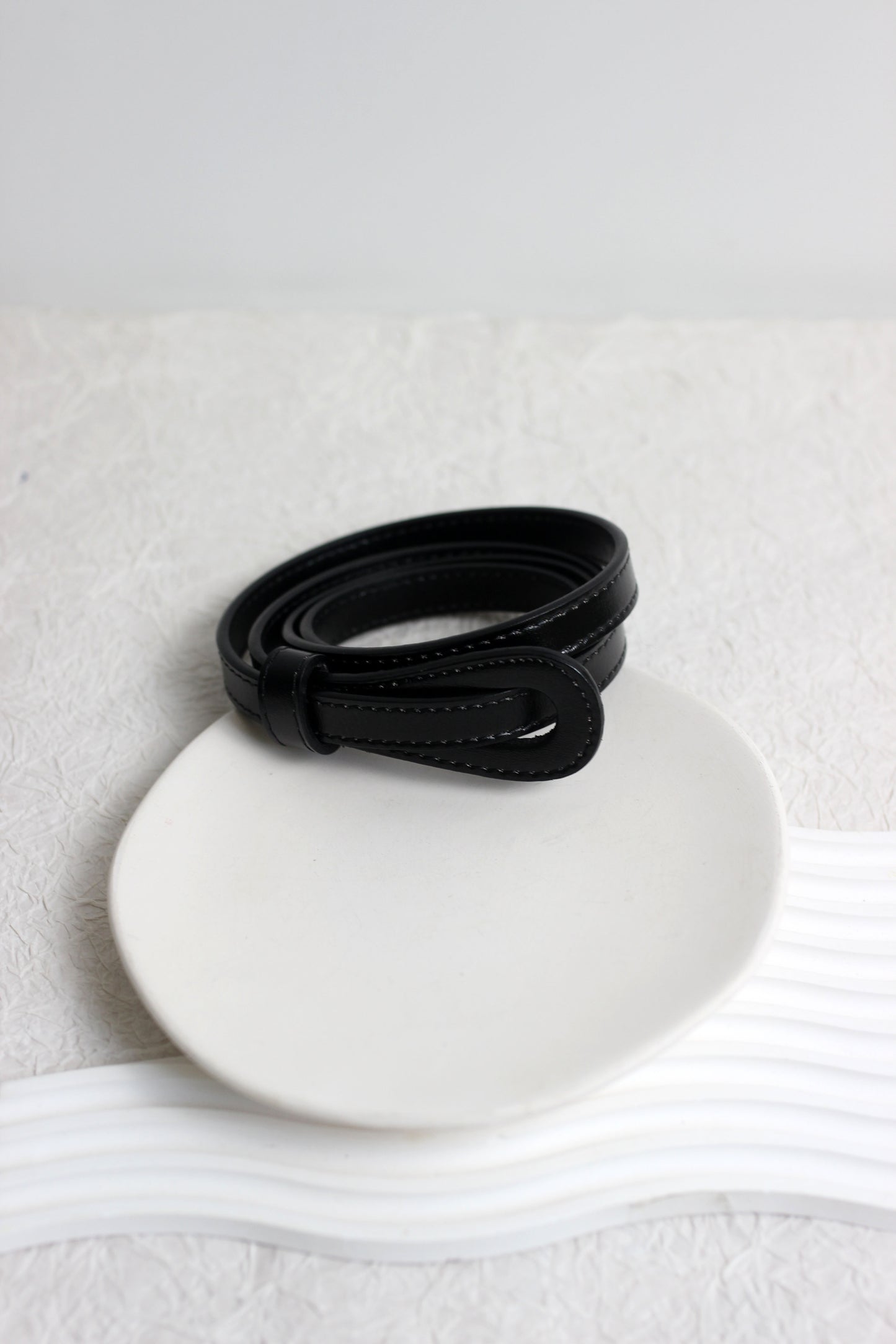 A2504DJN29345 - Minimalist Leather Wrap Belt