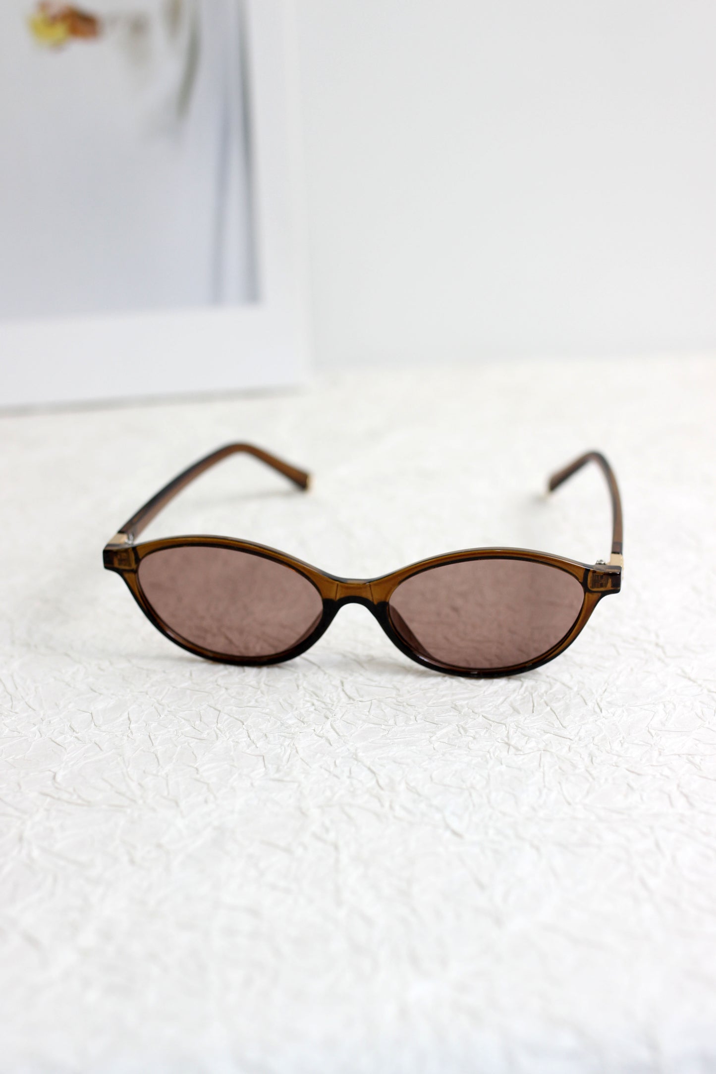 A2504KD22035 - Oval Frame Retro Sunglasses