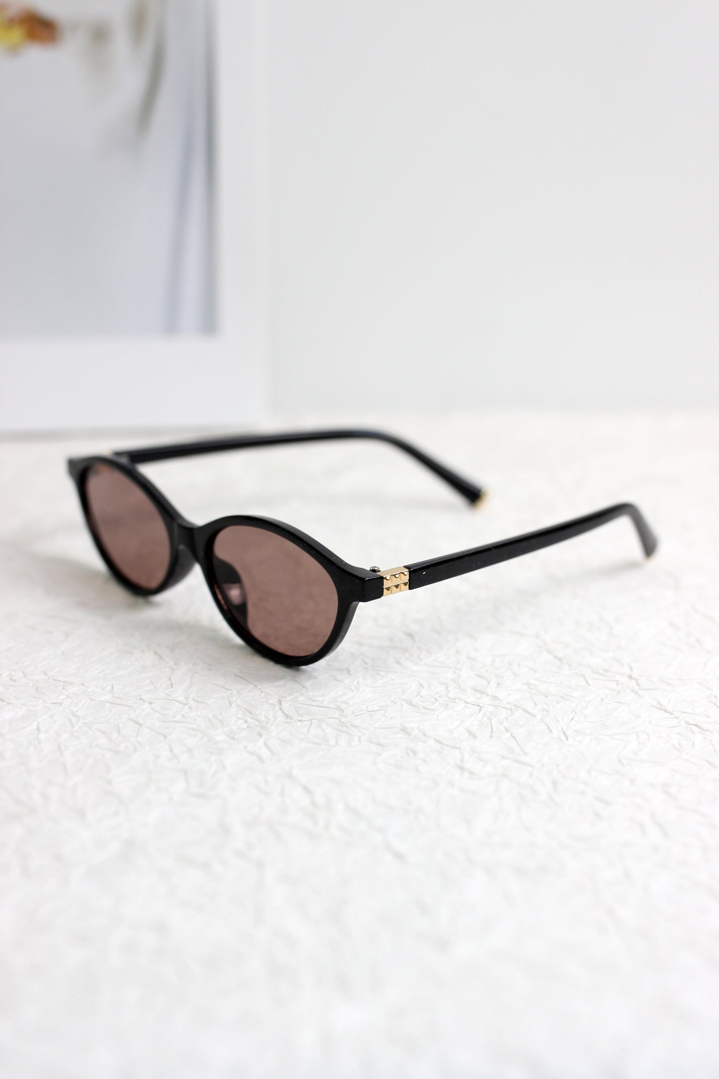 A2504KD22035 - Oval Frame Retro Sunglasses