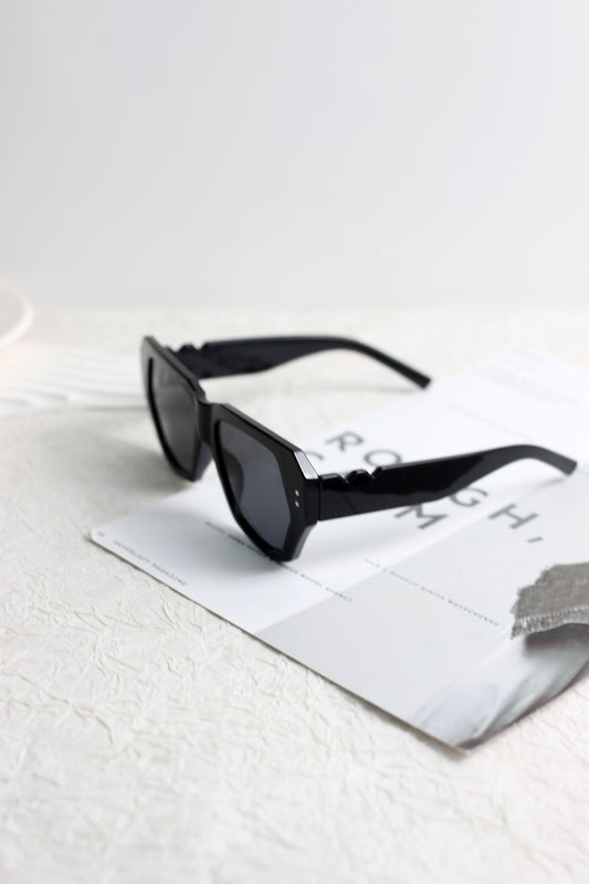 A2507CC26079 - Retro Oversized Square Frame Sunglasses