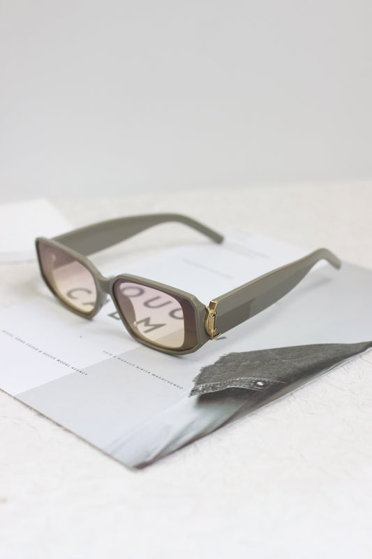 A2507KY54855 - Retro Rectangle Sunglasses