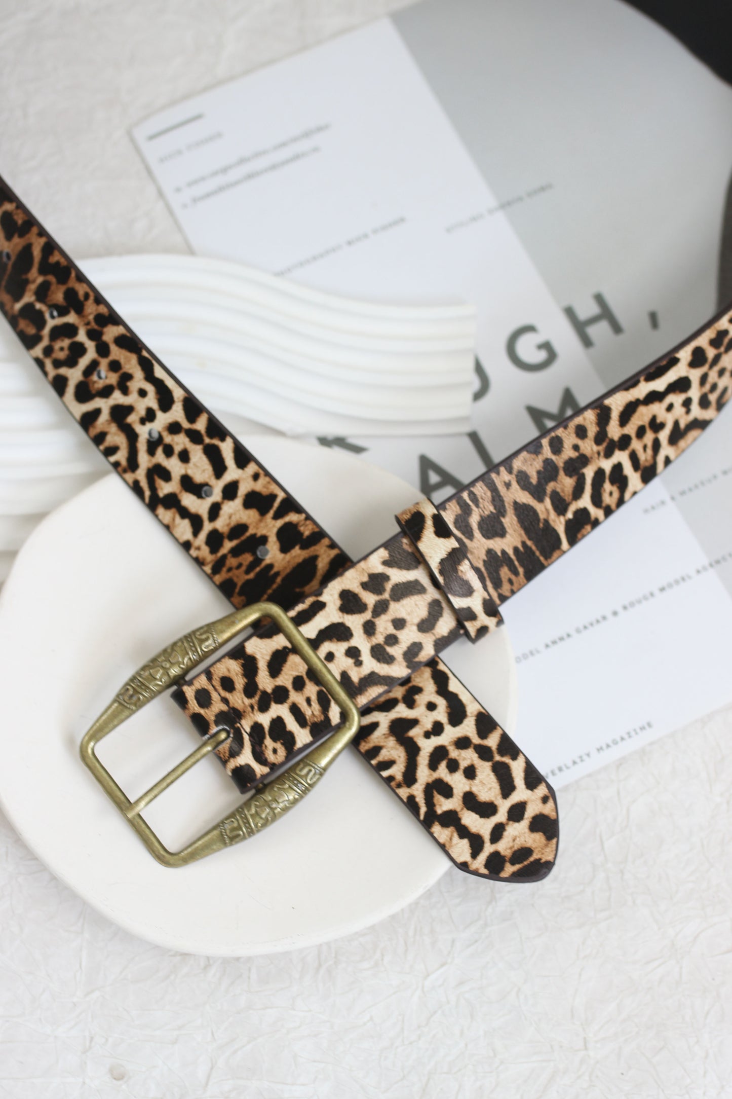 A2507MJ33922 - Vintage Style PU Leather Belt