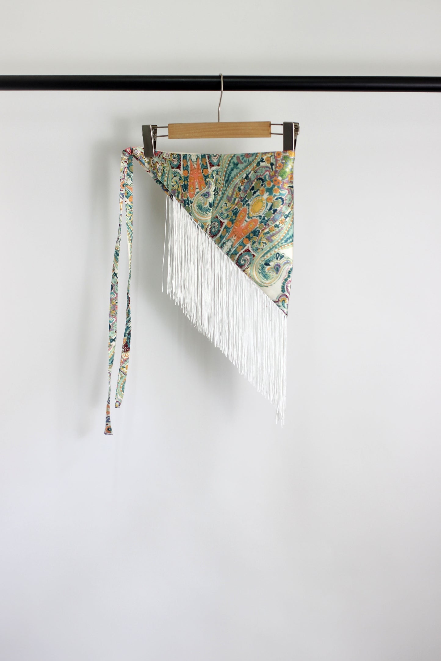 A2507MJ38252 - Boho Fringe Wide Waist Wrap Belt