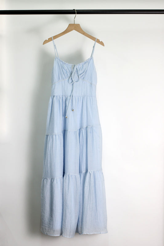 D2503JKW45803 - Bohemian Tiered Maxi Dress