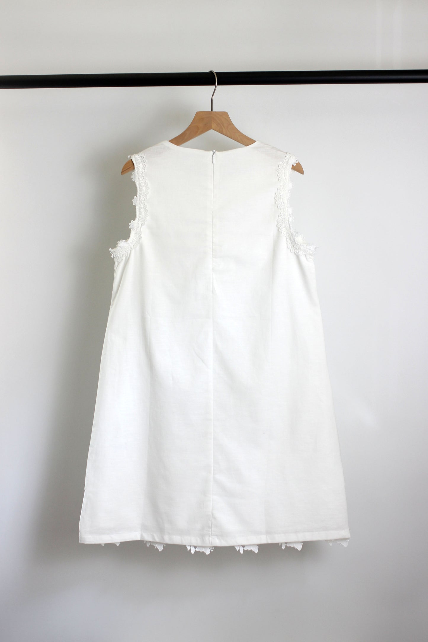D2506ZNY73959 - Linen Blend Sleeveless Shift Dress