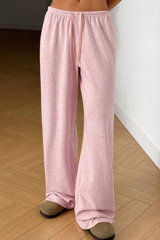 P2501AONY16743 - Women's High-Waisted Wide-Leg Lounge Pants