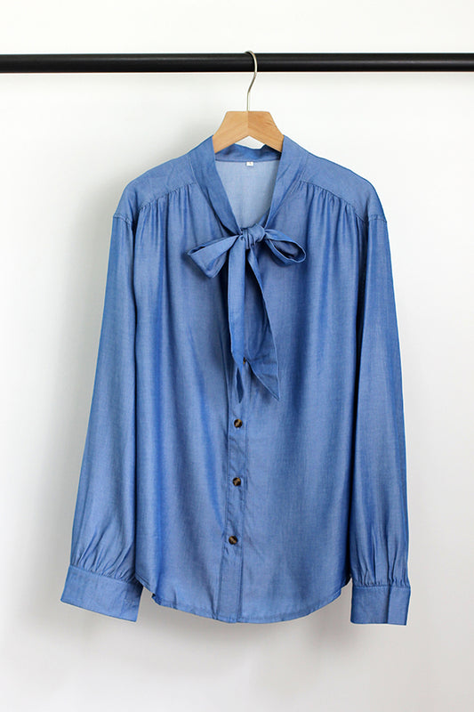 T2405CHY10206 - JUST ME AND YOU BLUE TOP