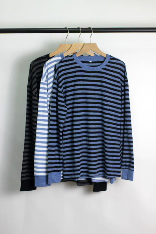 T2408ASJP96671 - Striped Long Sleeve T-Shirt