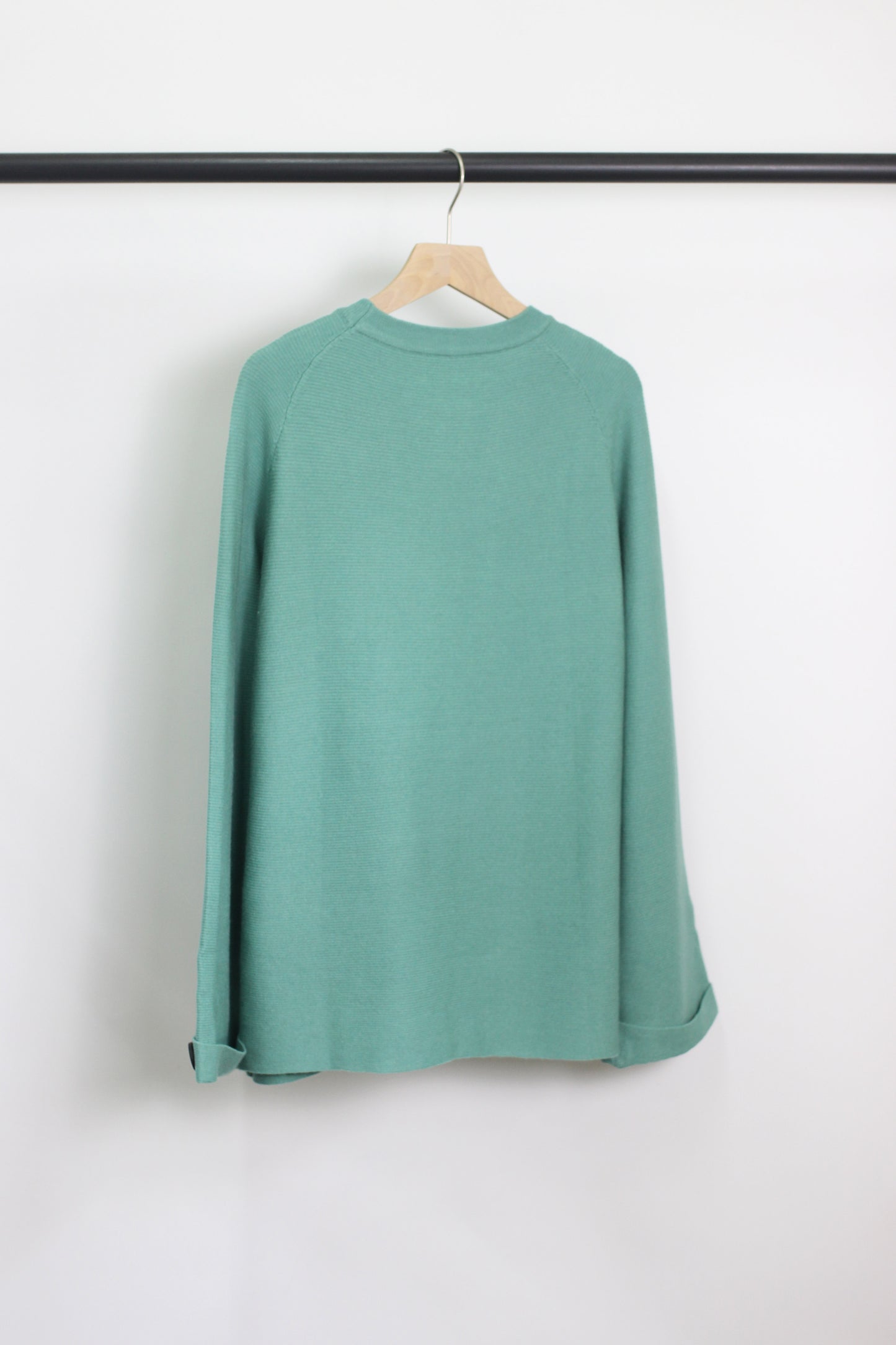 T2408MD20061 - Ribbed Knit Button Cuff Pullover