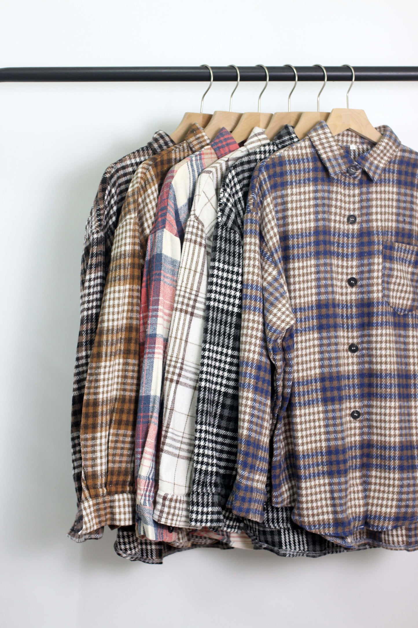 T2408MD84047 - Plaid Flannel Button-Up Shirt