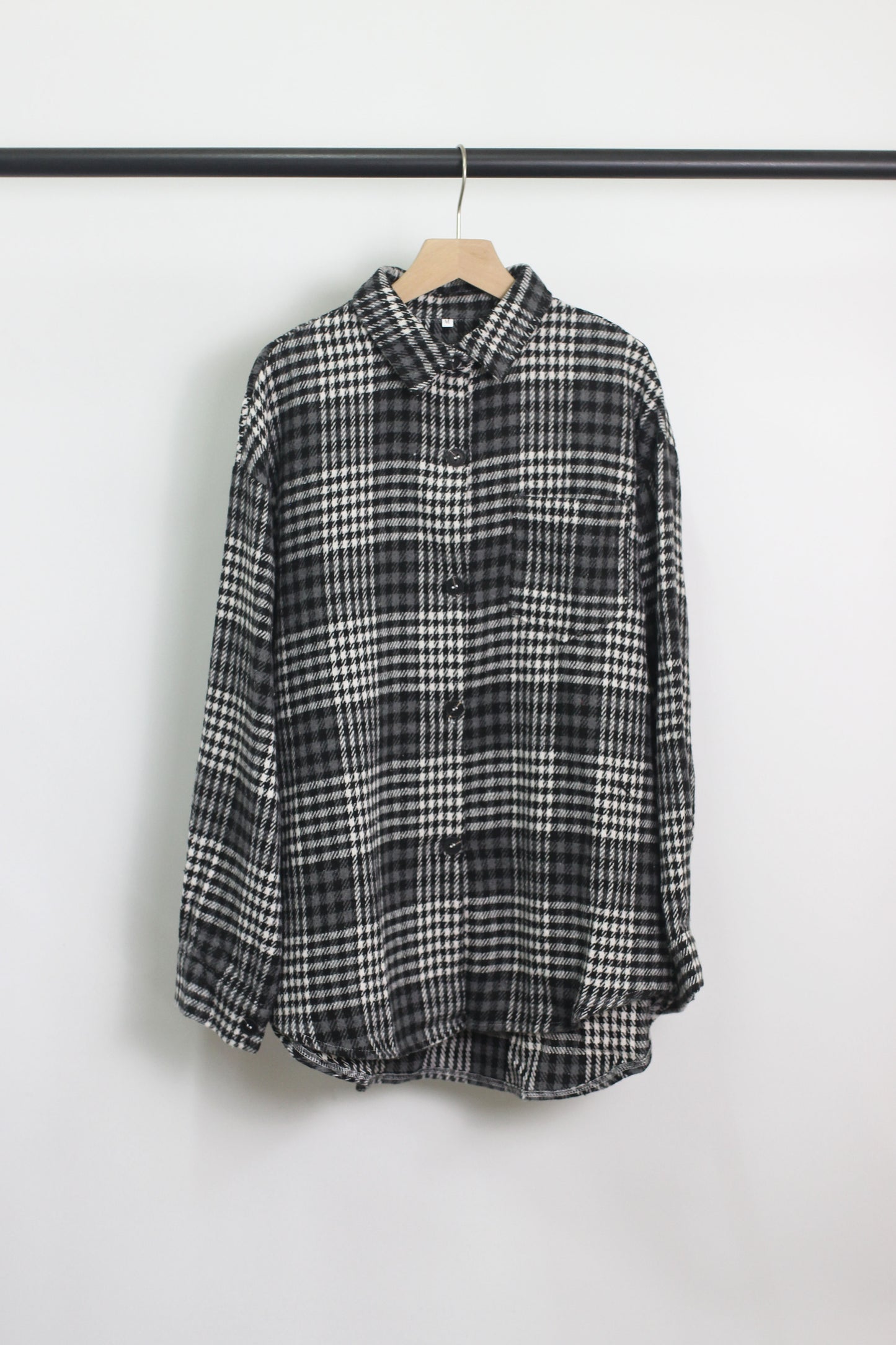 T2408MD84047 - Plaid Flannel Button-Up Shirt
