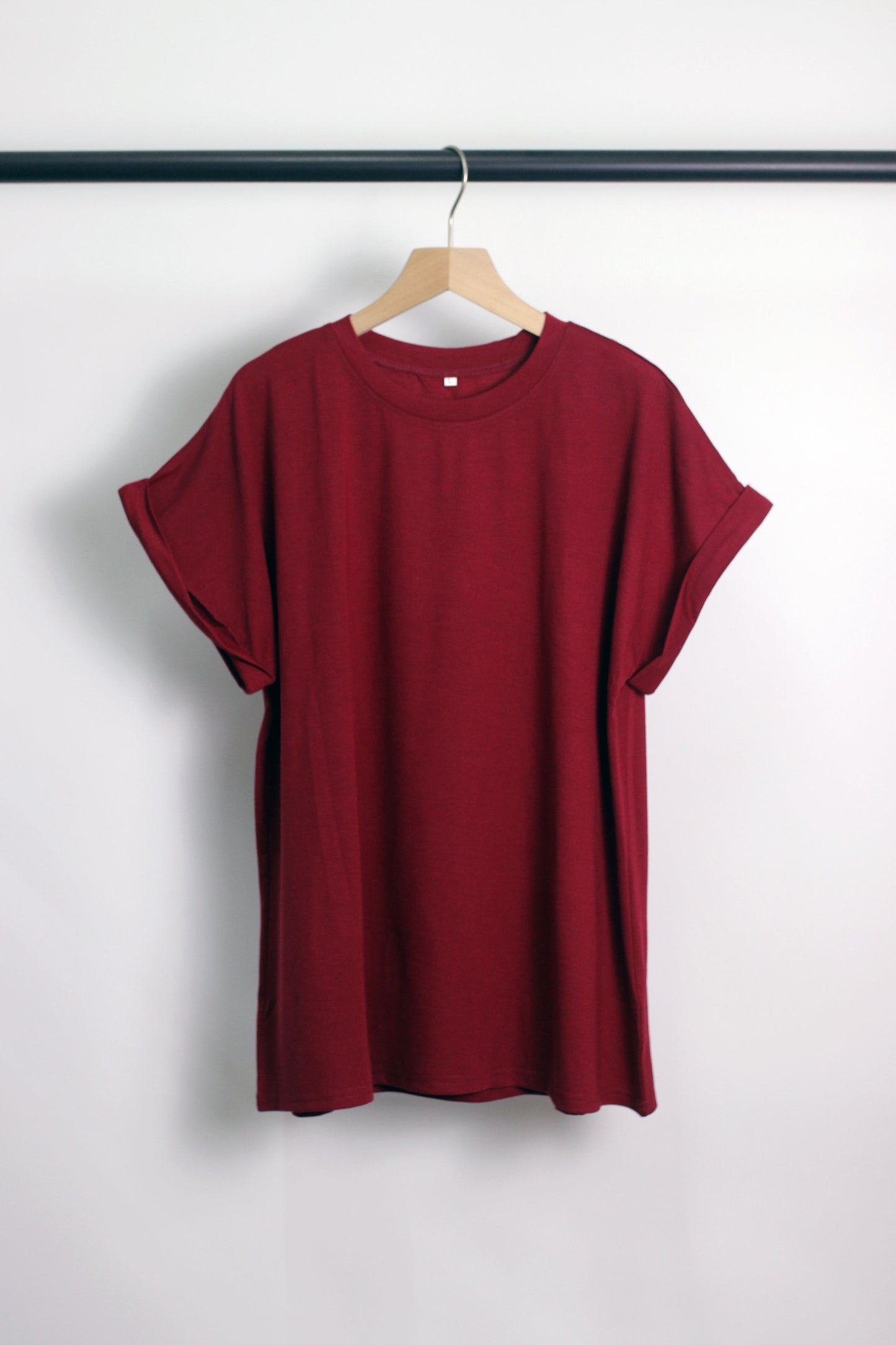 T2412KLD74566 - Casual Solid Color Short-Sleeve T-Shirt