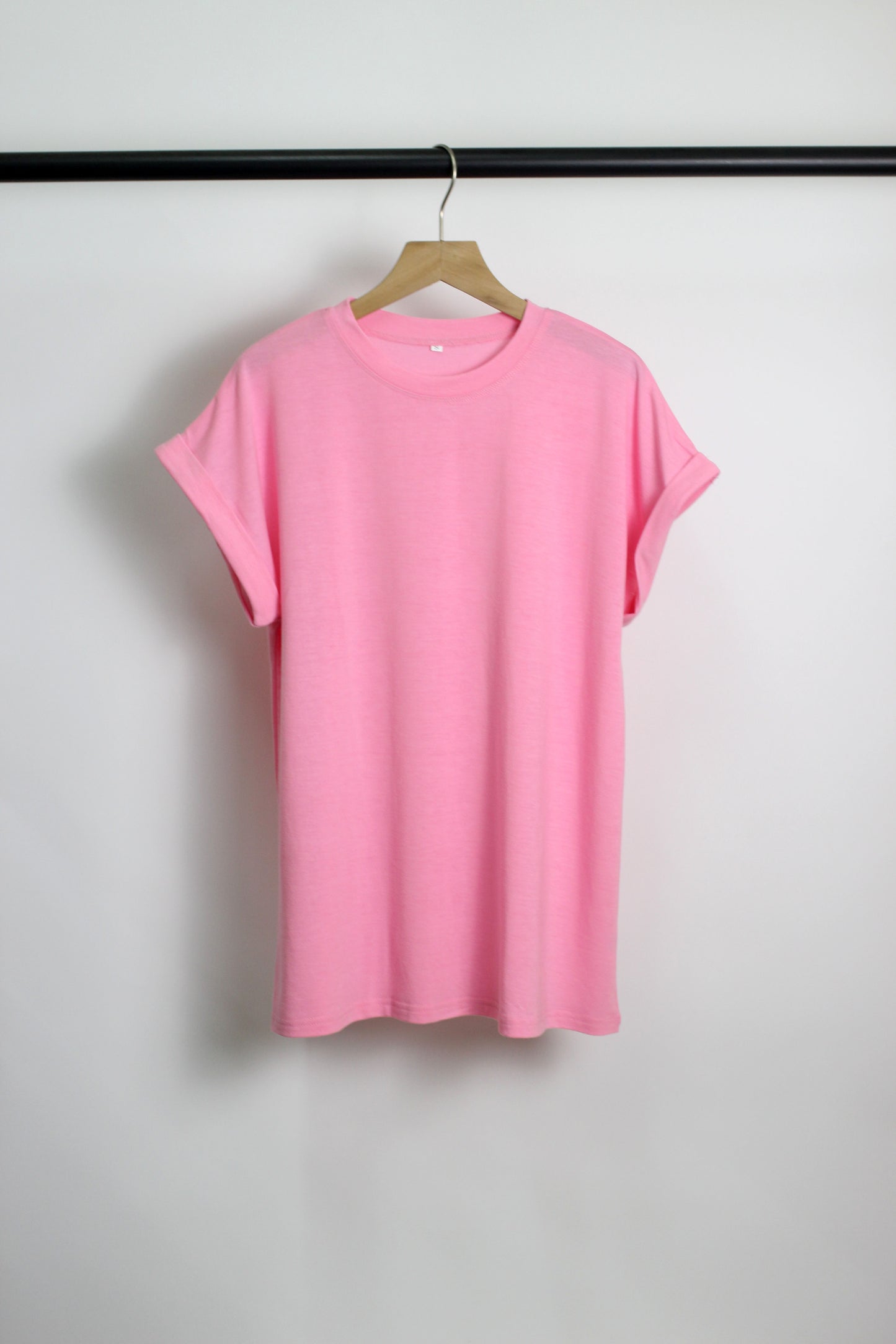 T2412KLD74566 - Casual Solid Color Short-Sleeve T-Shirt