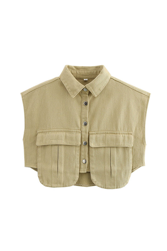 T2507JN58560 - Cotton Utility Crop Vest