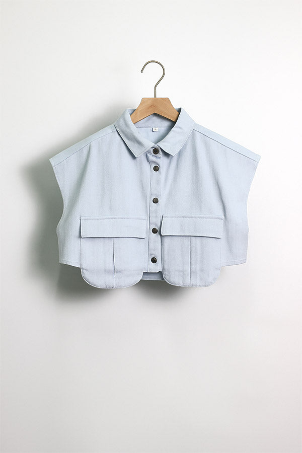 T2507JN58560 - Cotton Utility Crop Vest