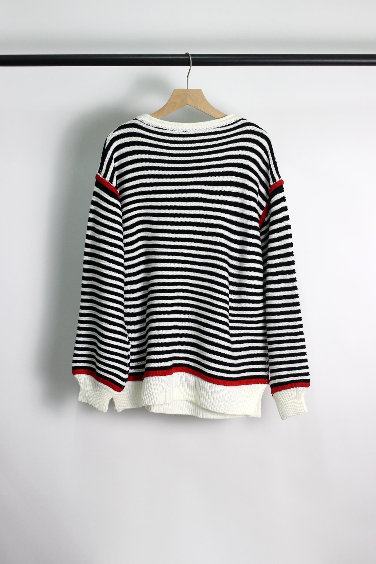 W2506MY35243 - Women¡¯s Classic Striped Knit Sweater