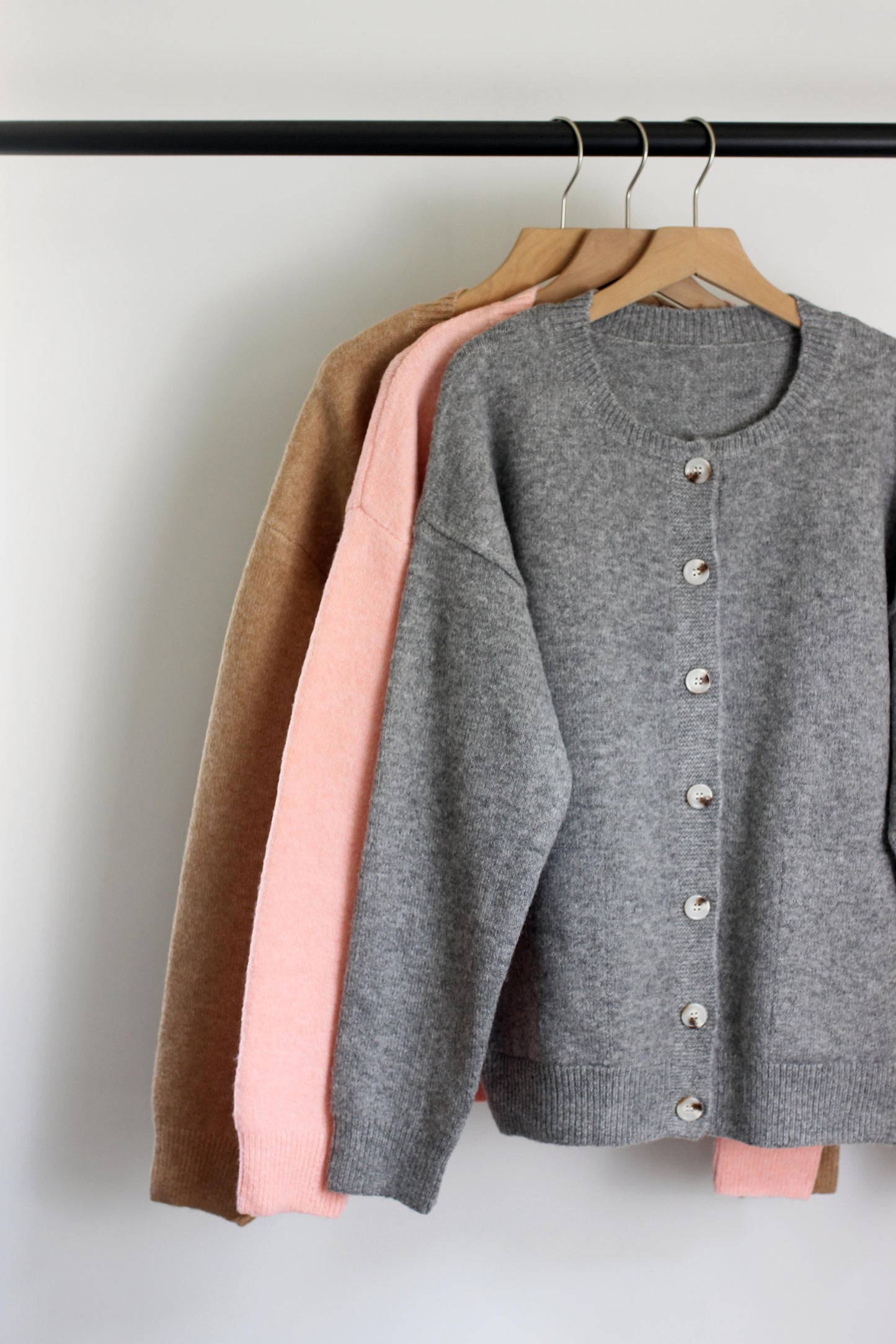 W2507JYYS80689 -Women¡¯s Soft Knit Button-Up Blend Cardigan