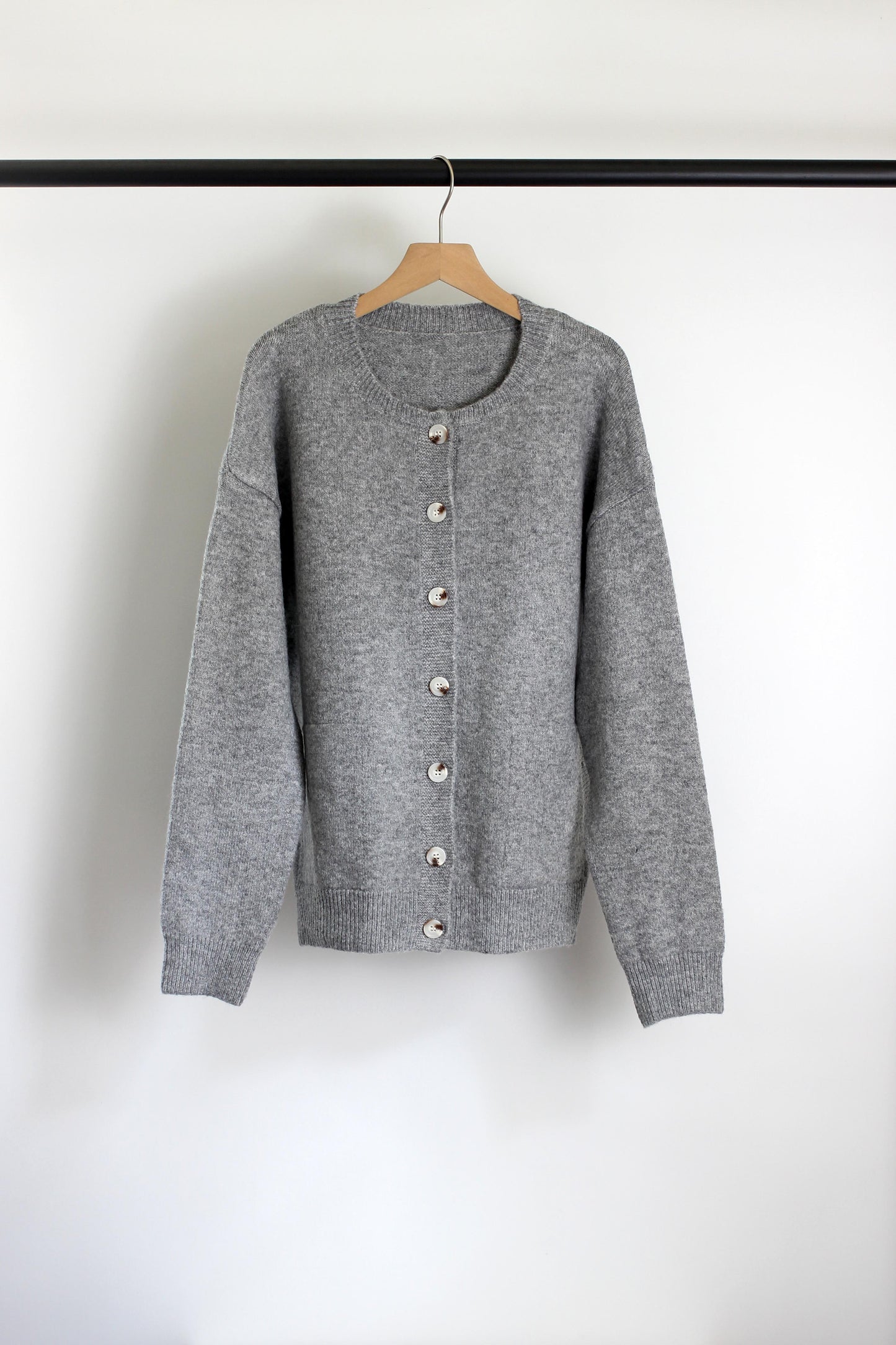 W2507JYYS80689 -Women¡¯s Soft Knit Button-Up Blend Cardigan
