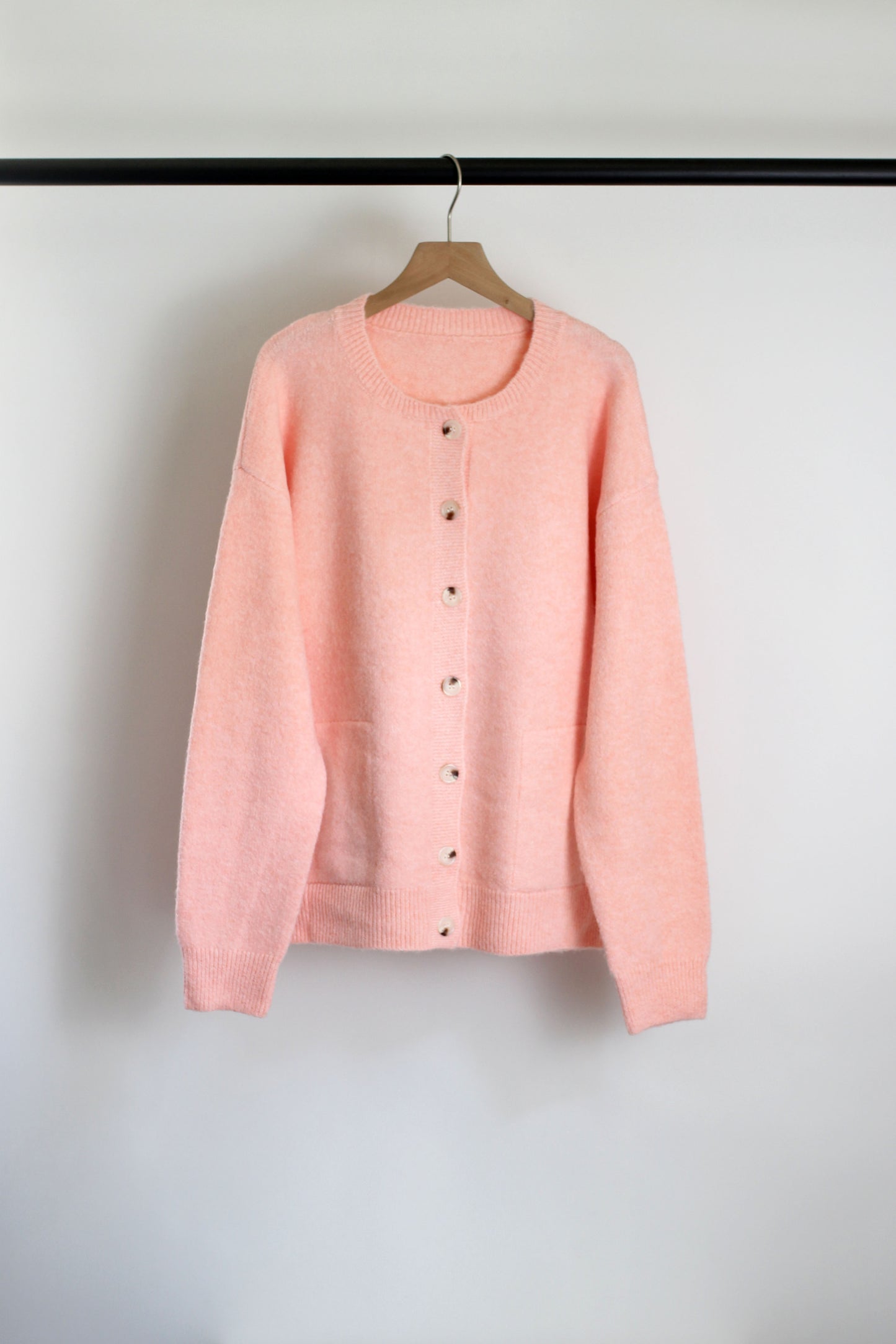 W2507JYYS80689 -Women¡¯s Soft Knit Button-Up Blend Cardigan